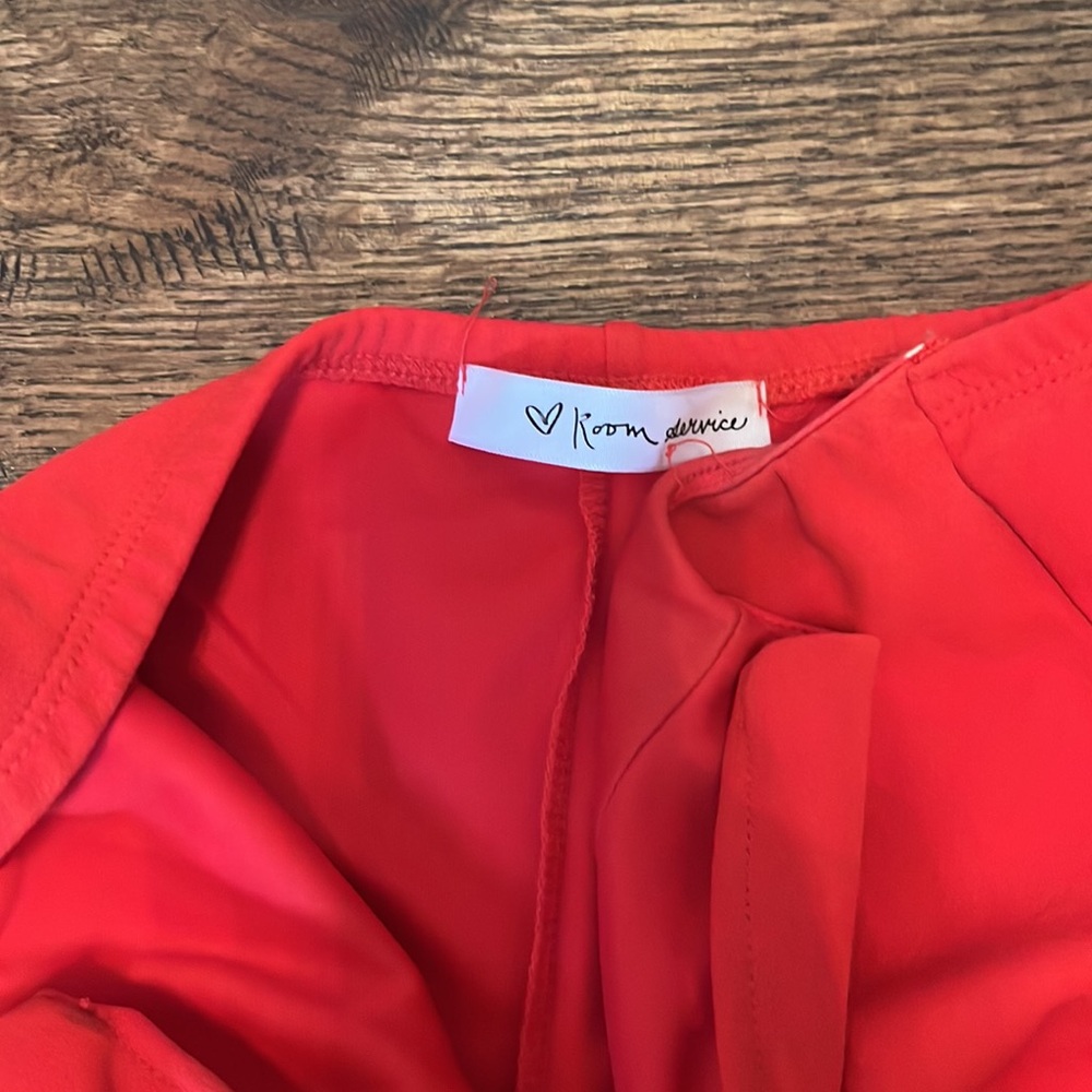 Red Mini Dress - Picture 4 of 4